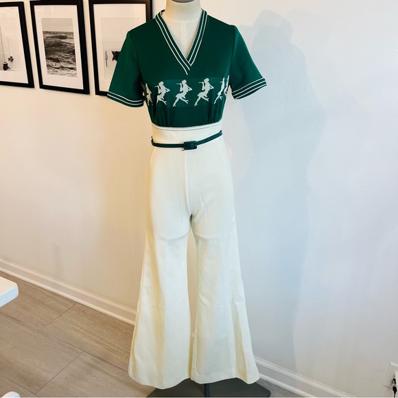 Vintage Pants & Jumpsuits Vintage Womens Size 4 Small Green And